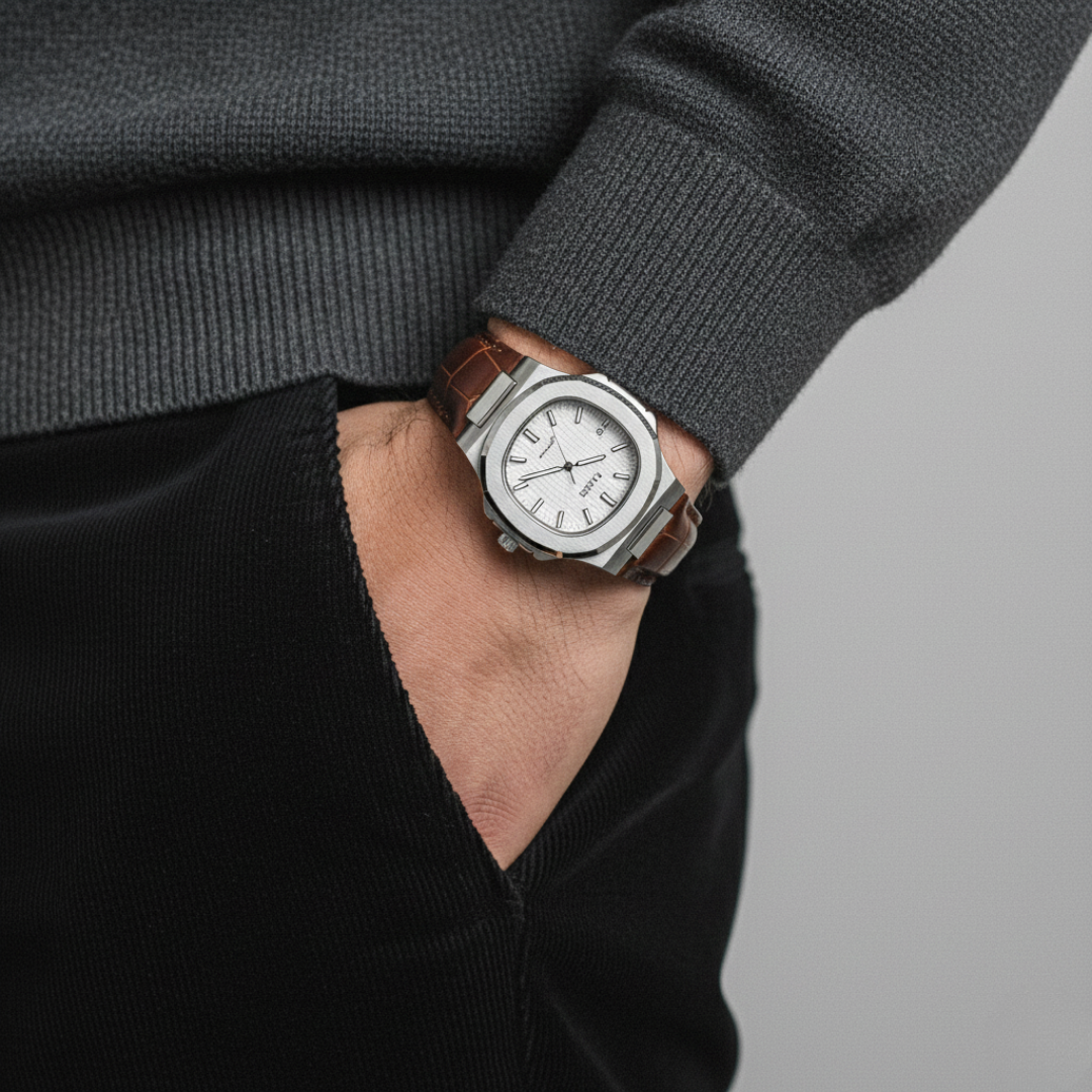 NAUTIQUE ALLIGATOR STRAP - 44mm