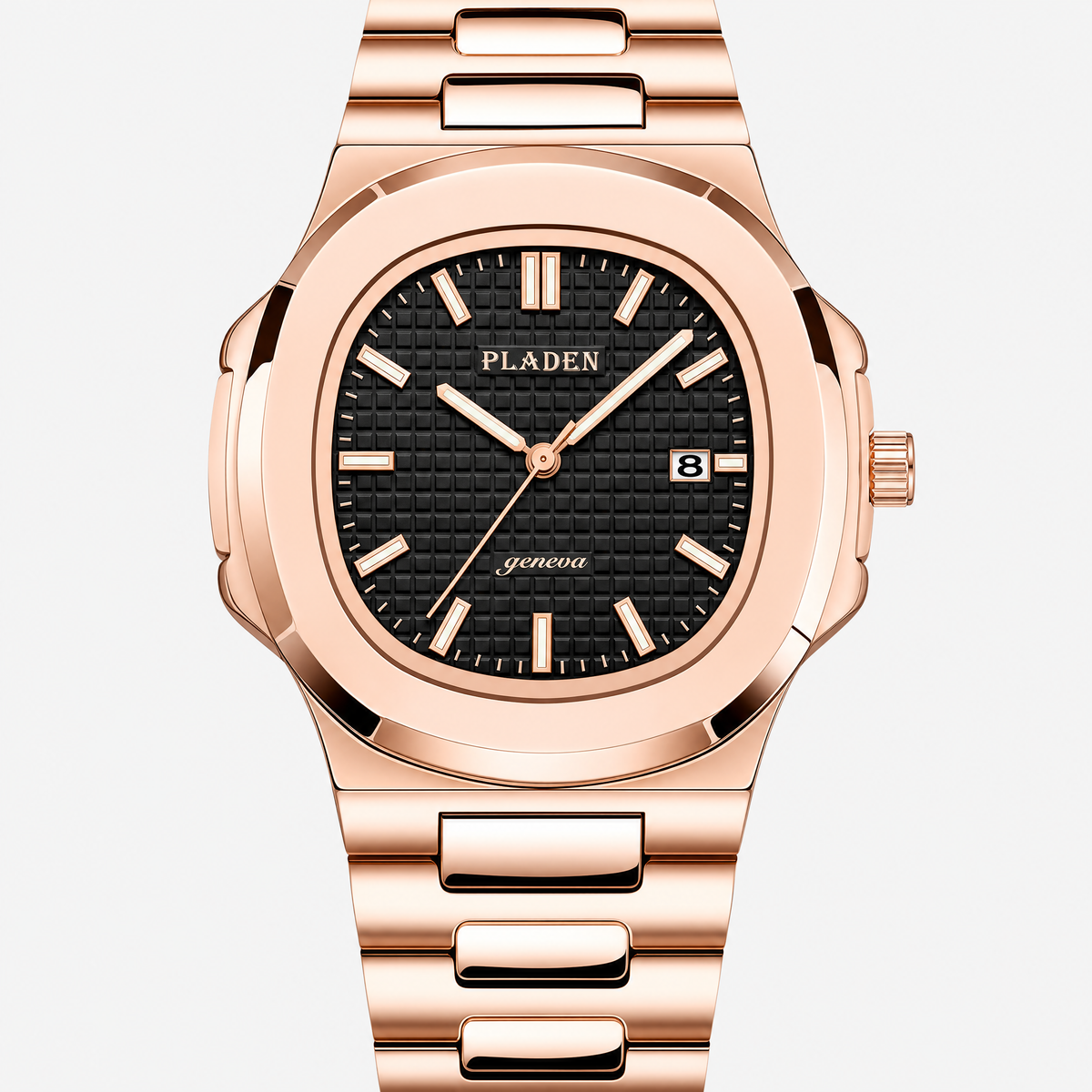 Nautique Stainless Steel Gold Onyx