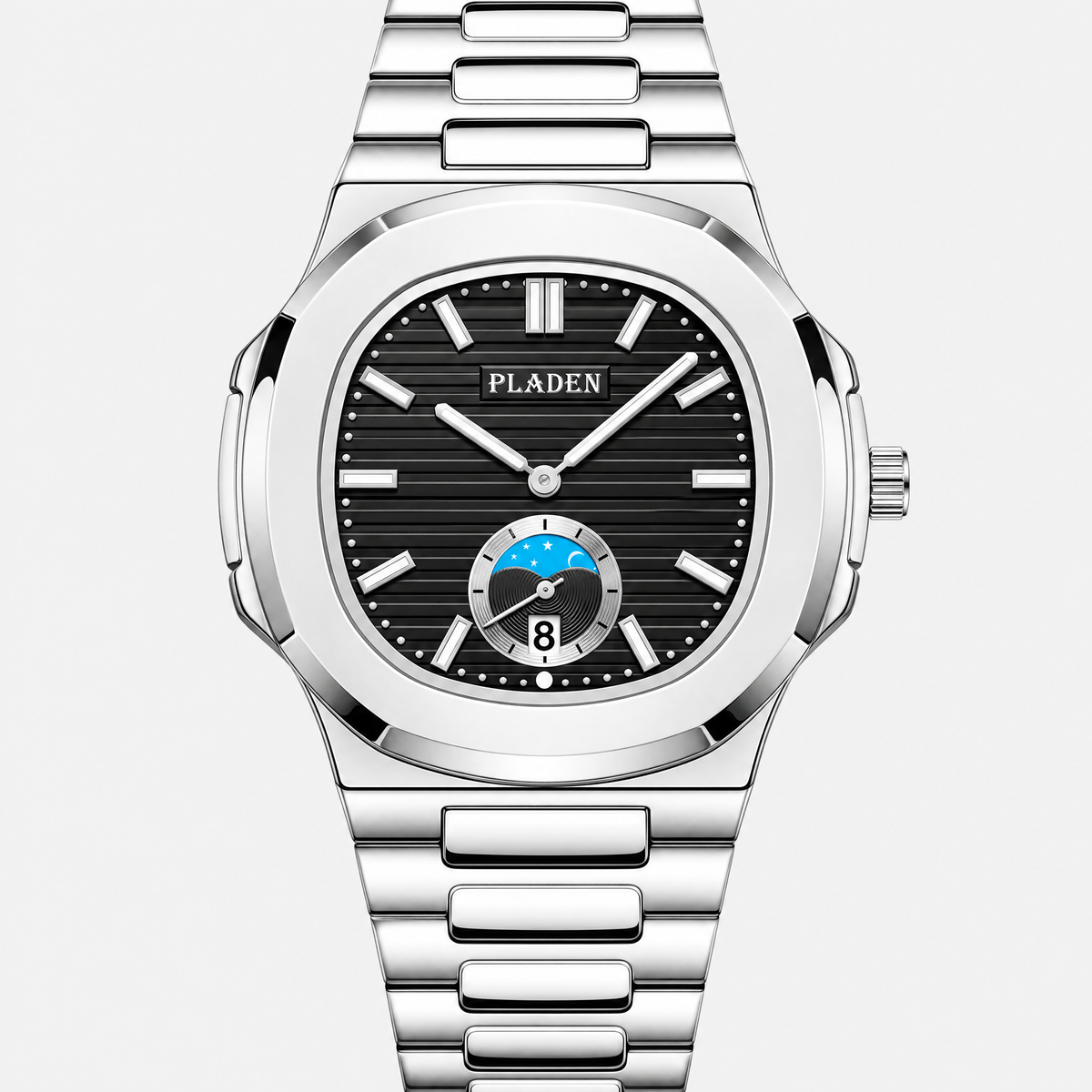 Nautique Moonphase Steel Onyx