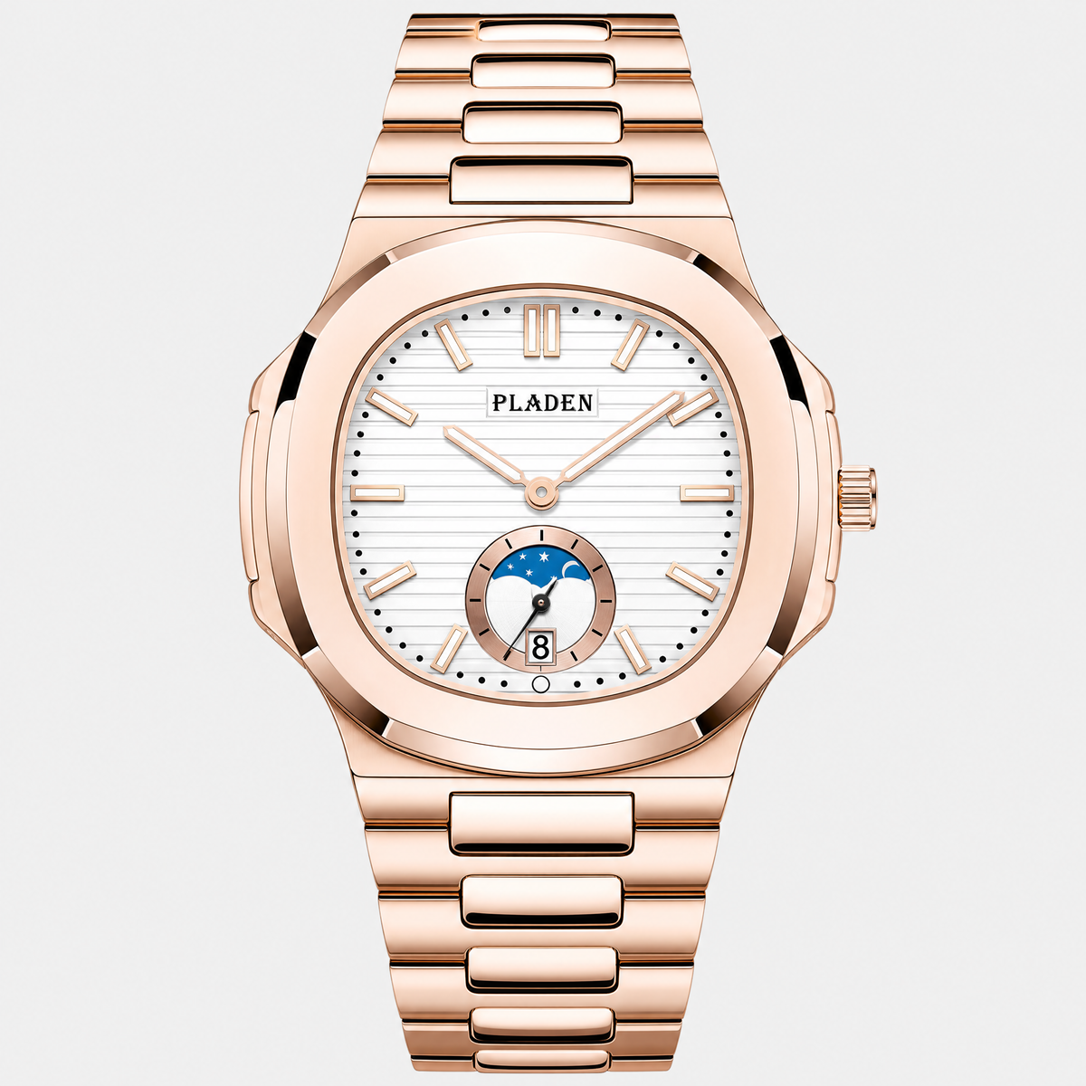 Nautique Moonphase Gold White