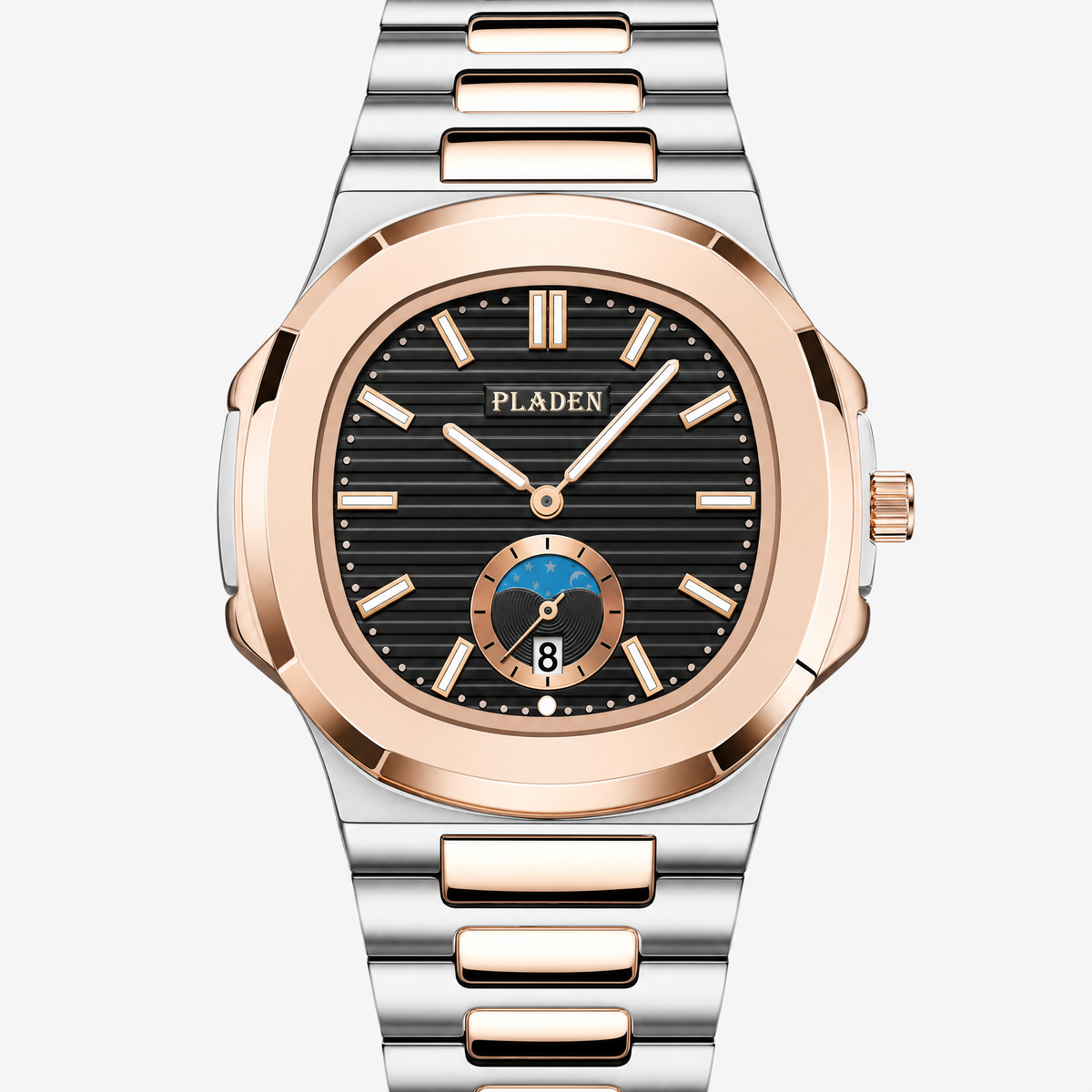 Nautique Moonphase Steelgold Onyx
